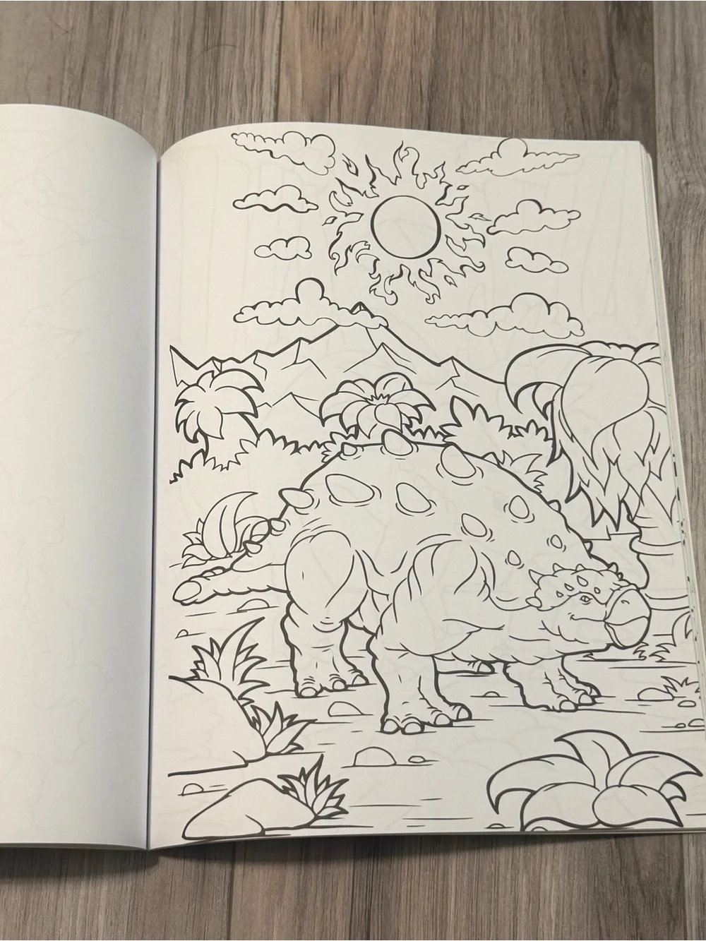 Dinosaur Coloring Book & “roar Feel-and-Fit Shapes Book” Set of 2 Dinosaur Theme